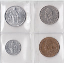POLINESIA FRANCESE set di monete  da 1 - 5 - 20 - 100 Francs Spl